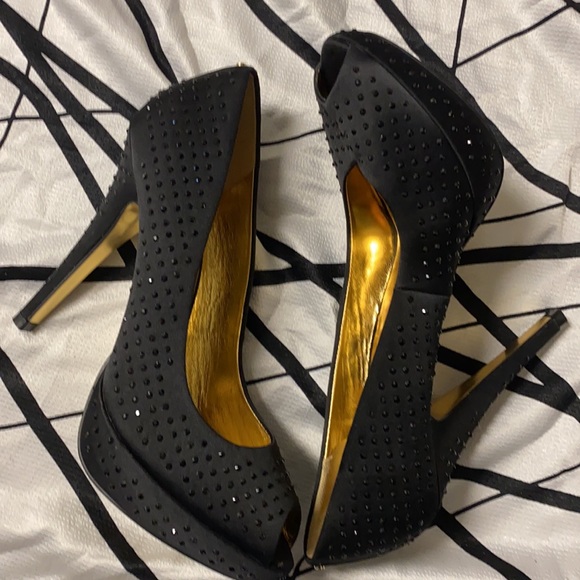 TedBakerStunningSparklingBlackCrystals GoldLining Too Gorgeous to Describe! - Picture 3 of 16